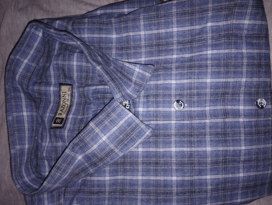Мужская рубашка Razonni , 5XL батал ,кашемирр