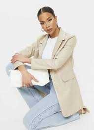 Піджак з екошкіри PrettyLittle