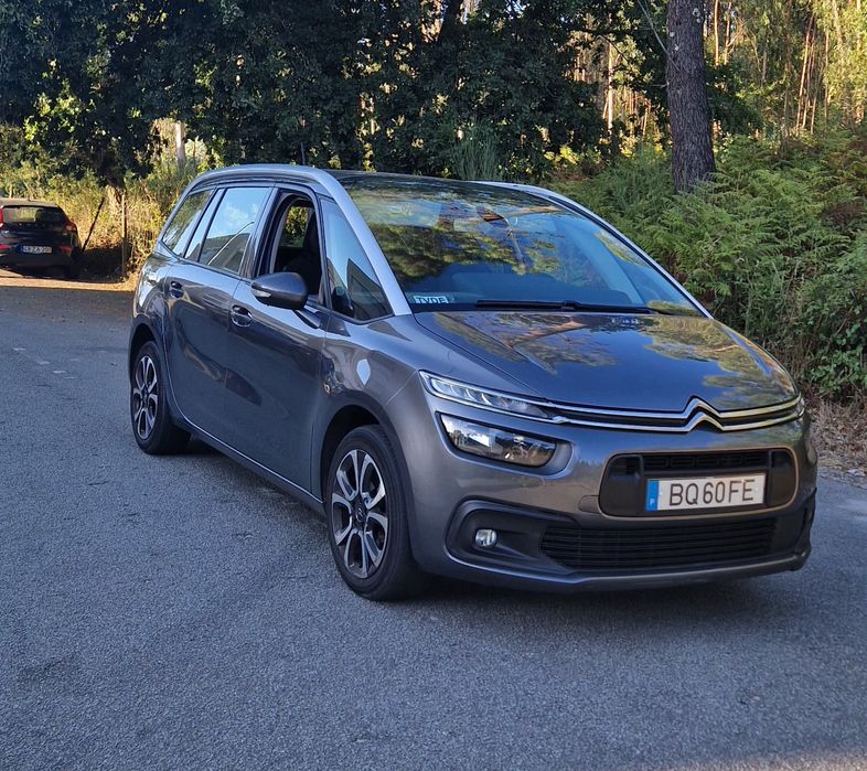 11.000€! Citroën Grand Spacetourer de 2019, 7 lugares, 1,5 HDI c/ cx automática, c/ 211 mil kms