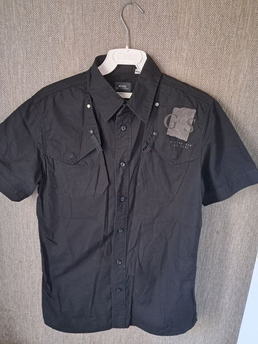 Чорна бавовняна теніска від G-Star Raw