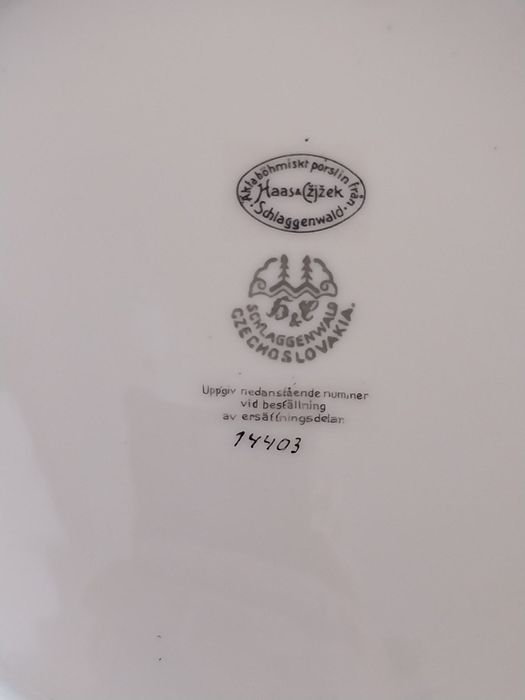 Terrina Porcelana Bohemia