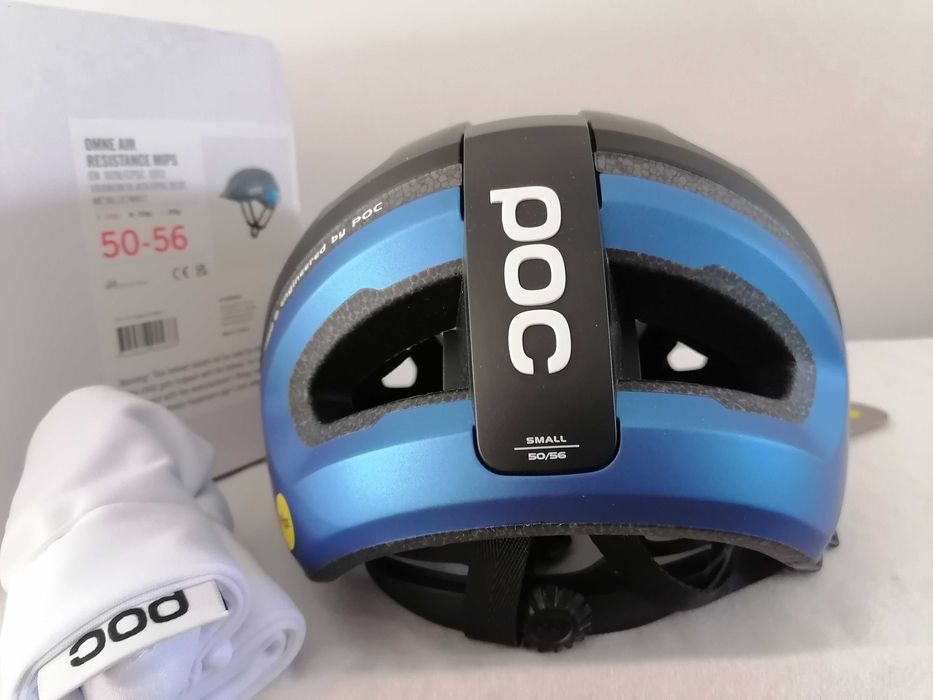 Kask rowerowy Poc Omne Air Resistance Mips Black Opal Blue S 50-56cm
