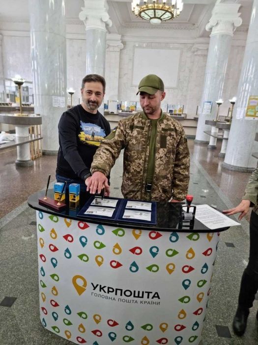 Картмаксимум "Роман Грибов на острові Зміїний" з автографом 12.04.2022