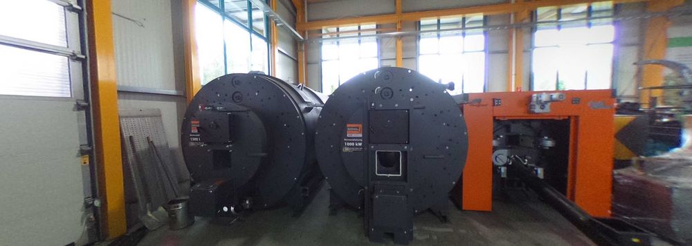 HEIZOMAT Piec na Trociny Zrębki Owies Pestka Wióra inne Biomasy 60 kw