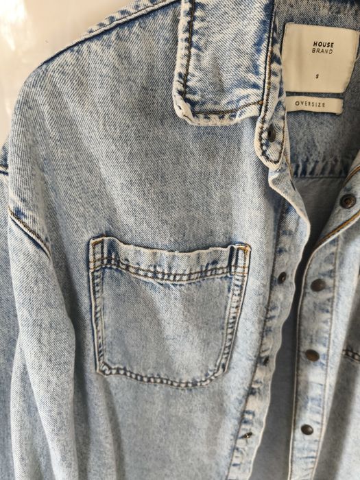 Kurtka jeansowa katana oversize house rozmiar s niebieska jeansowa