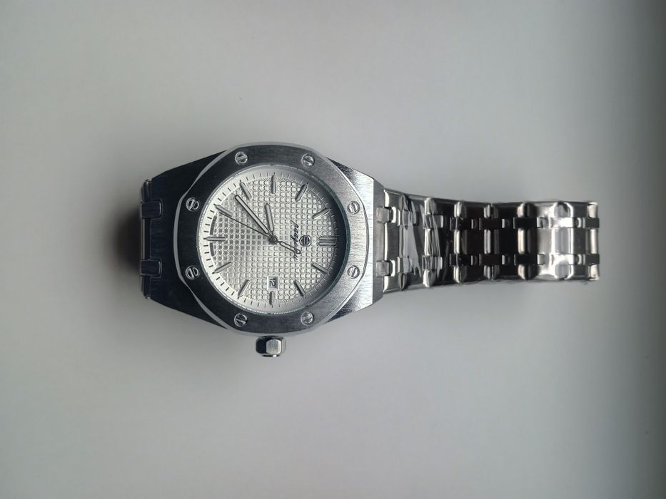 Zegarek męski PAAZOMU – elegancki, stalowy, nowy