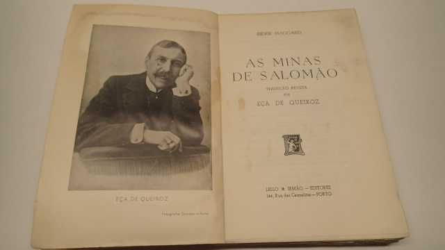 As minas de Salomão, Rider Haggard, Tradução revista por Eça de Queiroz