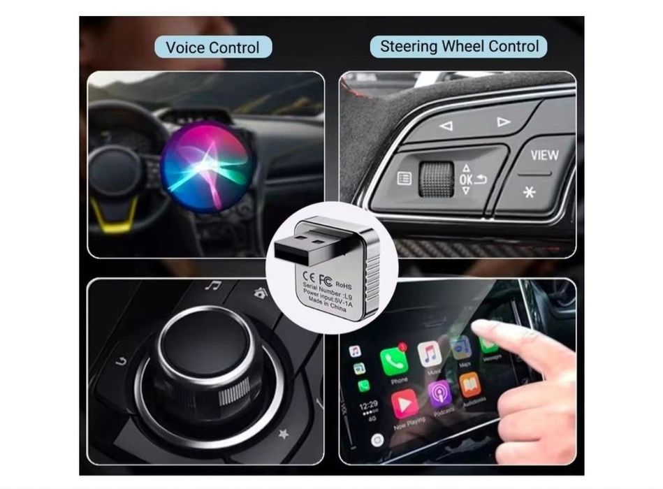 Adaptadores sem fios CarPlay