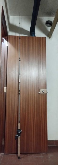 Cana de pesca com carreto
