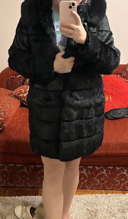 Шубка з хутра кролика