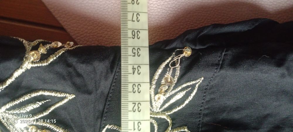 Sukienka damska na ramiączkach, rozmiar S, pachy  35 cm