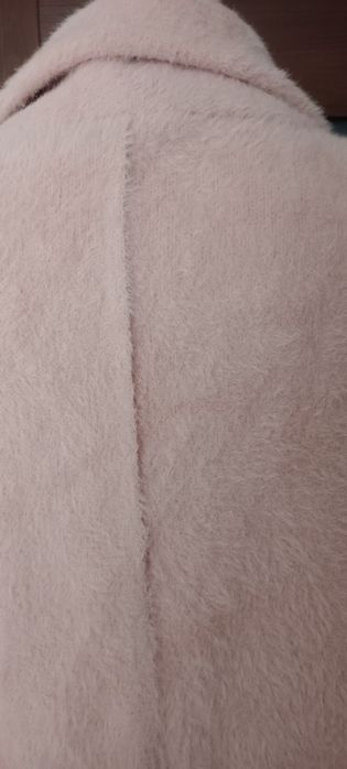 Sweter rozpinany z alpaki jak płaszczyk