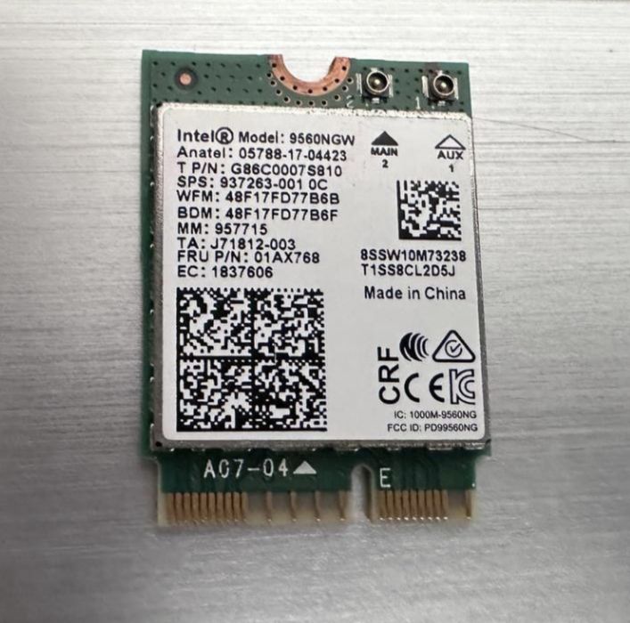 Wi-fi+Bt модуль 9560 NGW