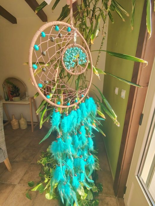 Caça Sonhos - forma de árvore da vida