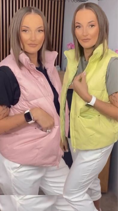 Kamizelka naturalny puch , nowość !!