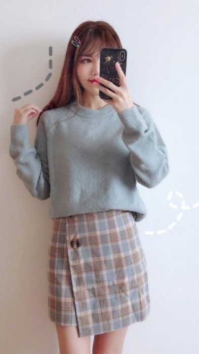 Spódnica H&M rozm. 36/S krata mini jak nowa