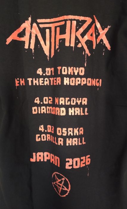 Anthrax dwustronny t-shirt M