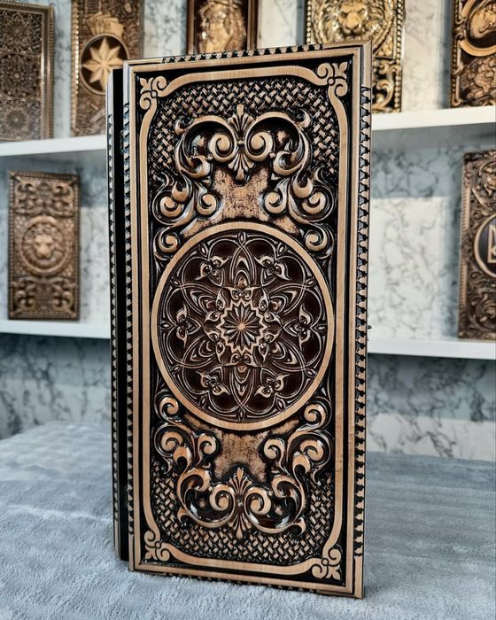 Нарды из дерева на подарок