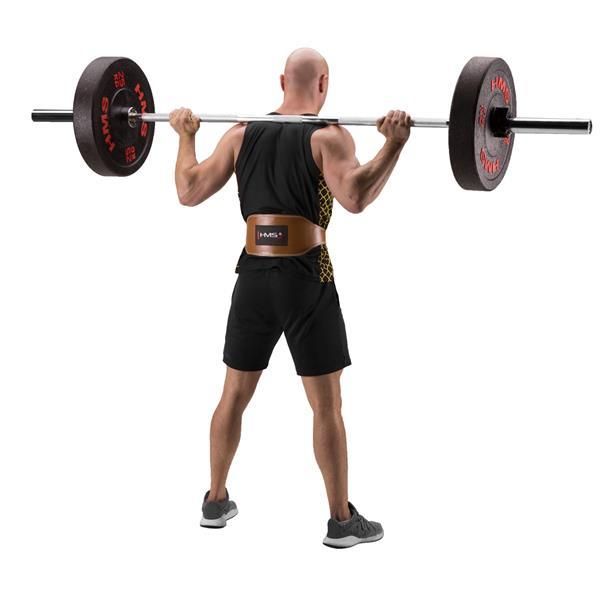 Pa3998 brown rozm. xl pas do ćwiczeń siłowych hms