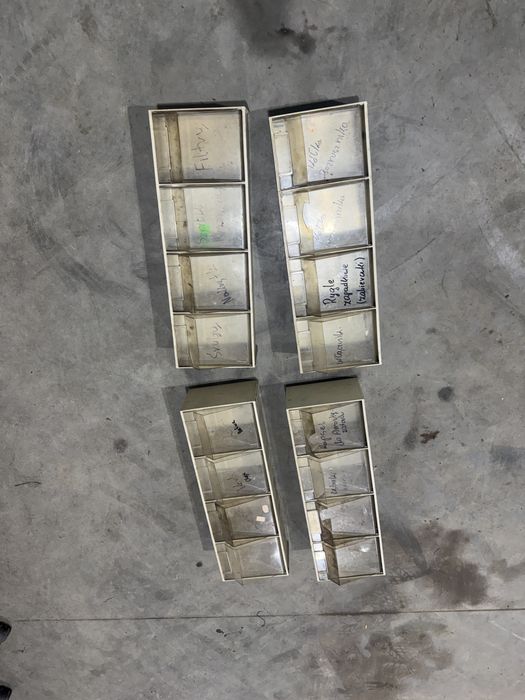 Pojemniki do segregacji, regały do garażu