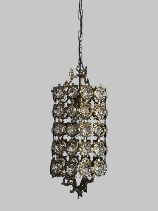 Вінтажний бронзовий підвісний світильник