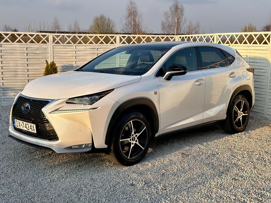 Lexus NX 2016 F-Sport, Hybrid 2.5, 4X4, Pełne Wyposażenie, Biała Perła, ZAMIANA