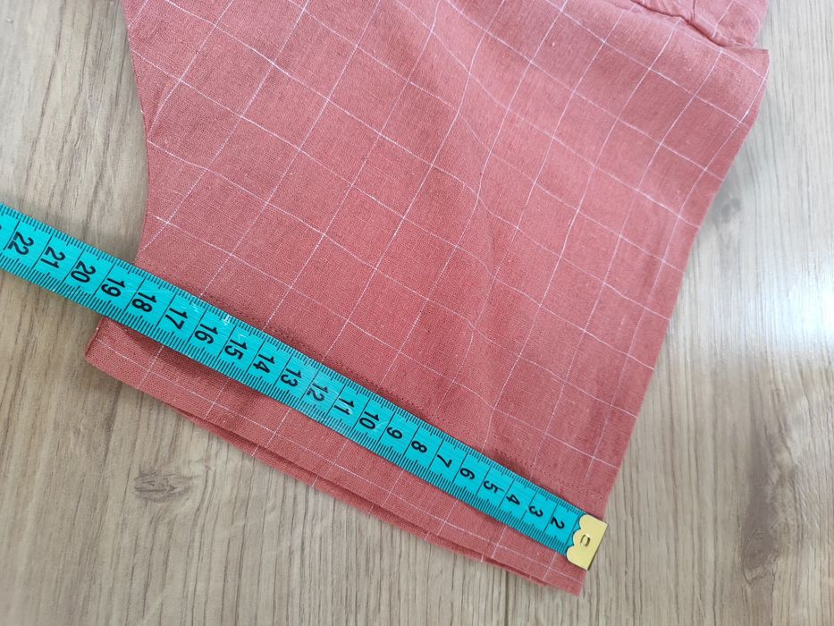 Koszula krata len bawełna na lato Watson L XL