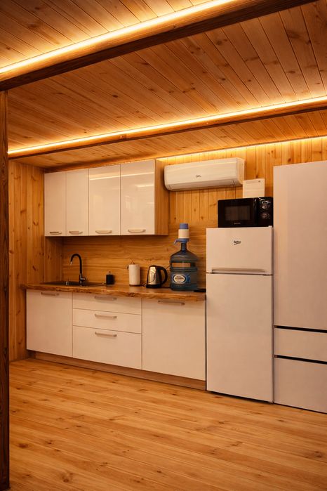 Лазня на дровах та великий чан на 6 осіб | Берег Дніпра | Київ