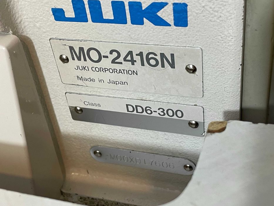 Owerlok przemysłowy Juki MO-2416N 5-nitkowy 370W siła