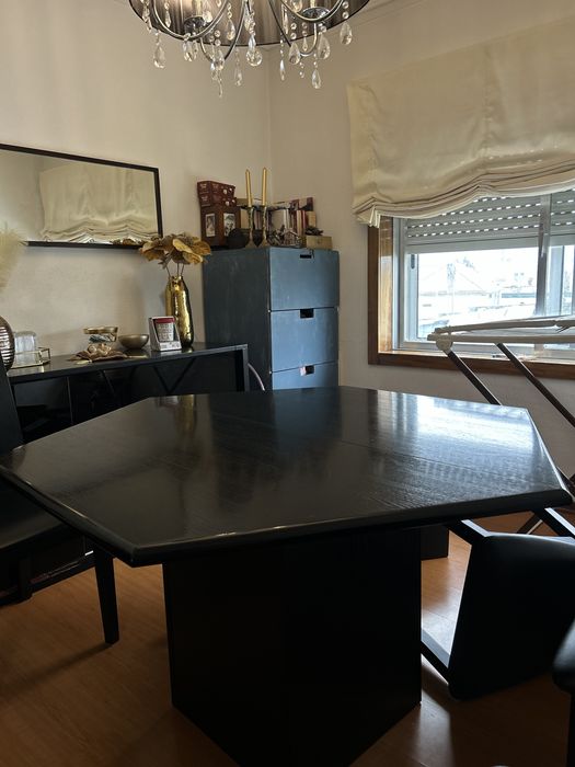 Mesa preta extensivel