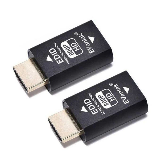 EVanlak 3-го покоління 800P HD EDID емулятор USB-адаптер HDMI