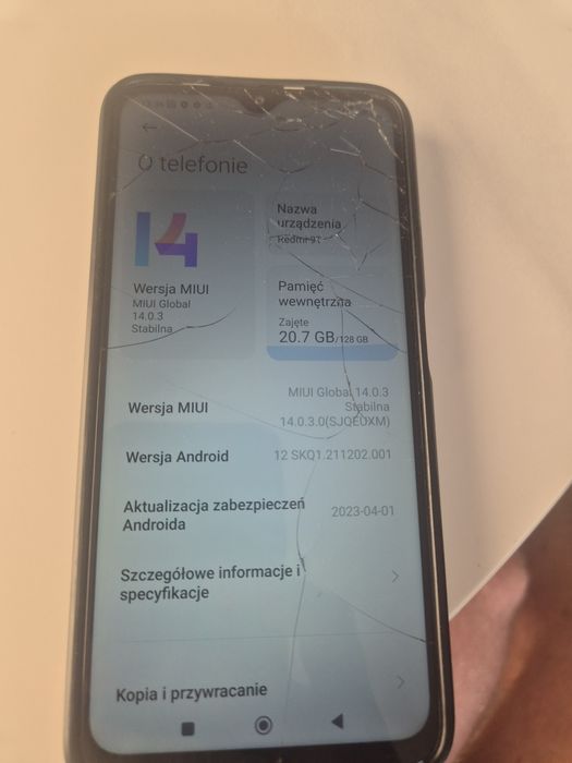 Telefon smartfon xiaomi redmi 9T 128GB