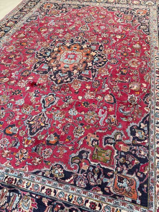 Nowy Dywan Wełniany Kaszmirowy Perski Iran Mesched 370x270 gal. 20 tyś