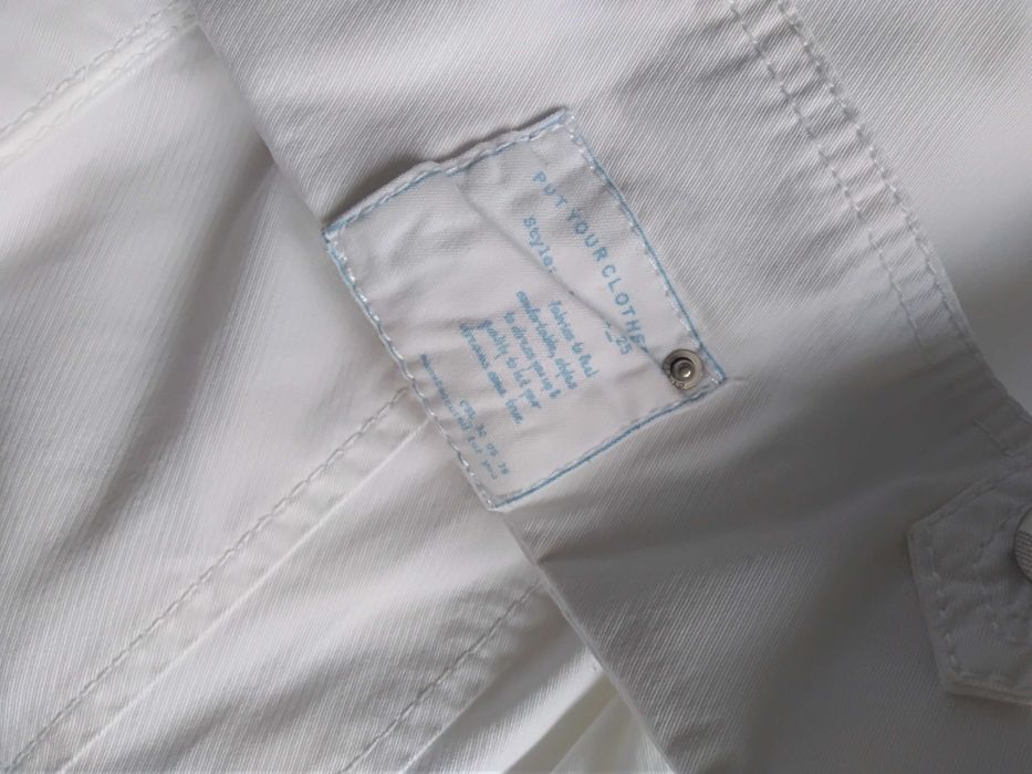 Biała sukienka/tunika damska Cecil, jeans/denim, rozmiar M