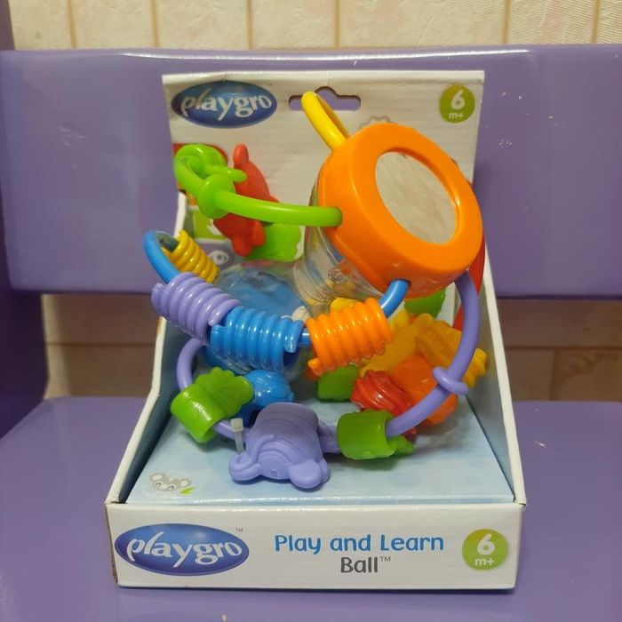 новий мячик поиграйка playgro м'ячик пограйка