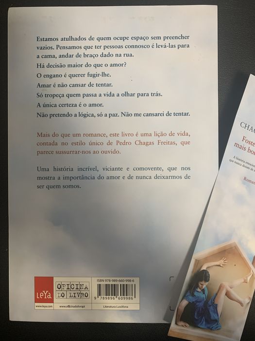 Livro - Foste a maneira mais bonita de errar.