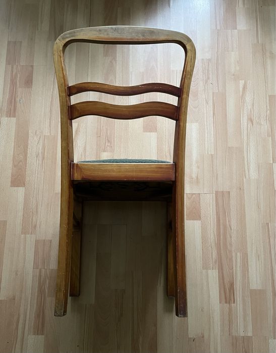 5 krzeseł  stare drewniane Art Deco