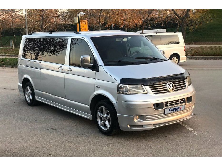 Volkswagen T5 Caravelle 2004-2010 рр. Дефлектор капоту (EuroCap)