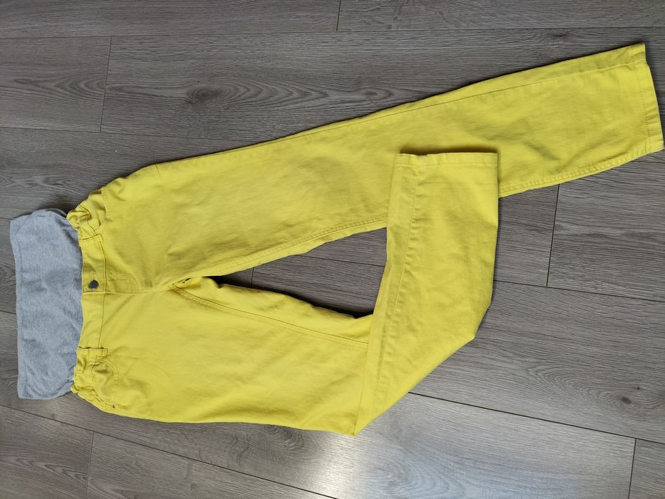 Wyprzedaż!Spodnie ciążowe,damskie,żółte jeansy,wiosenne,Mamalicious,