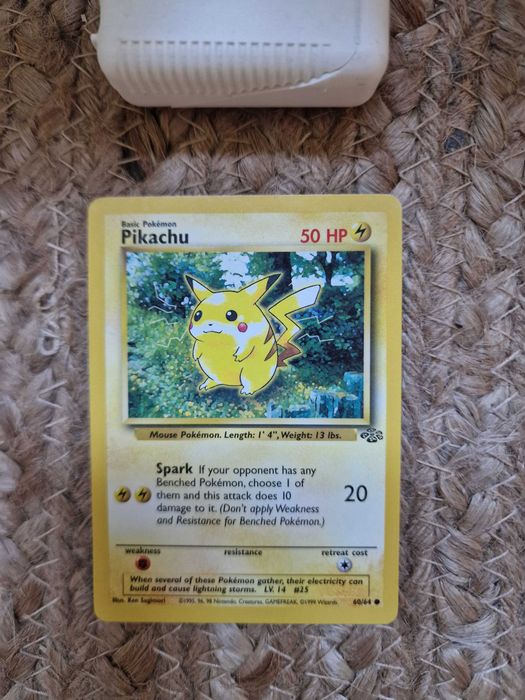 Pikachu - karta Pokemon Jungle 60/64 (mam ponad 100szt)