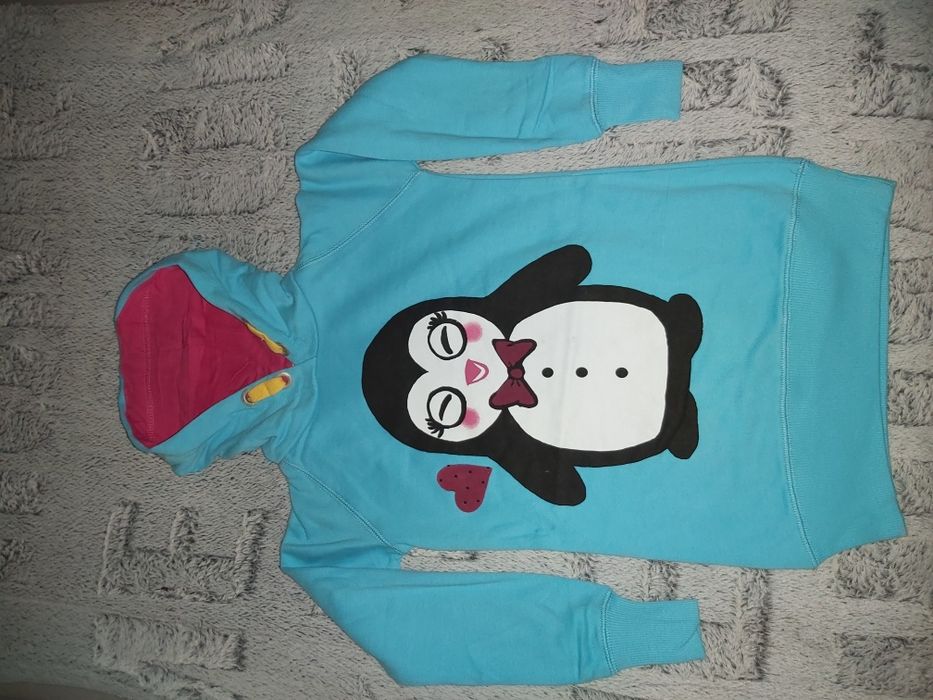 Bluza dziewczęca nowa na ocieplinie 128 cm