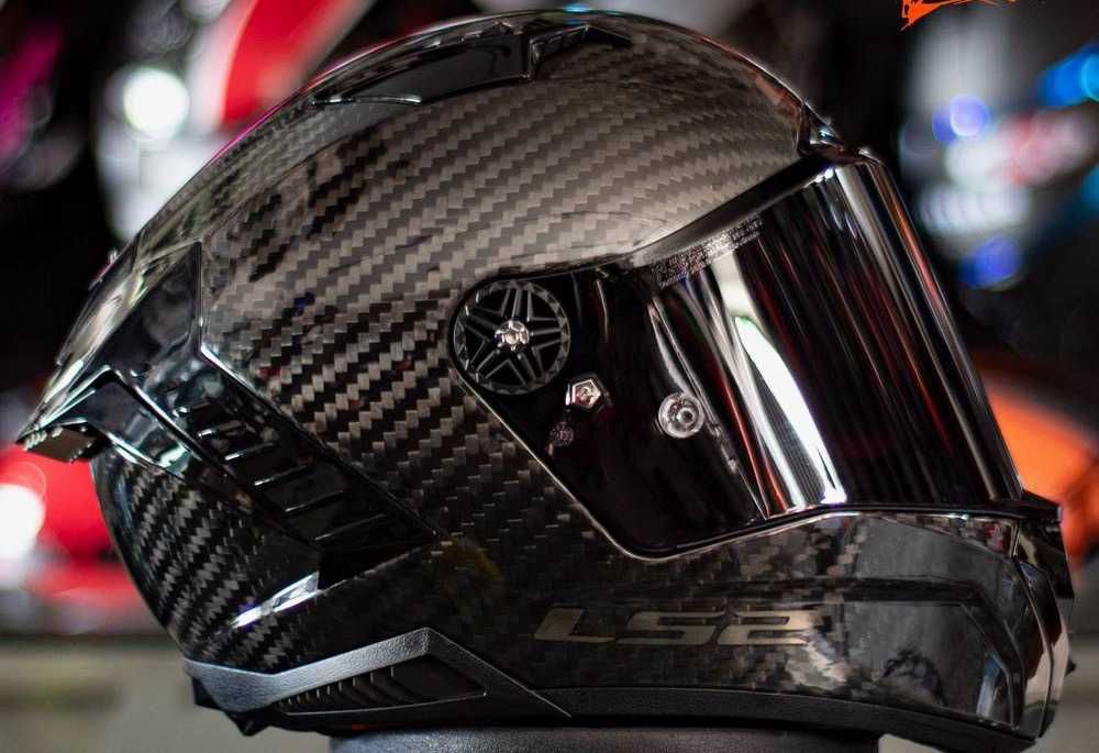 Capacete Carbono Total NOVO LS2 Thunder Plus (30% Desconto) Tam M-LXL