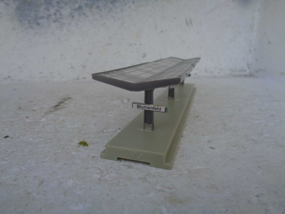 1:160 Plataforma de estação de comboio