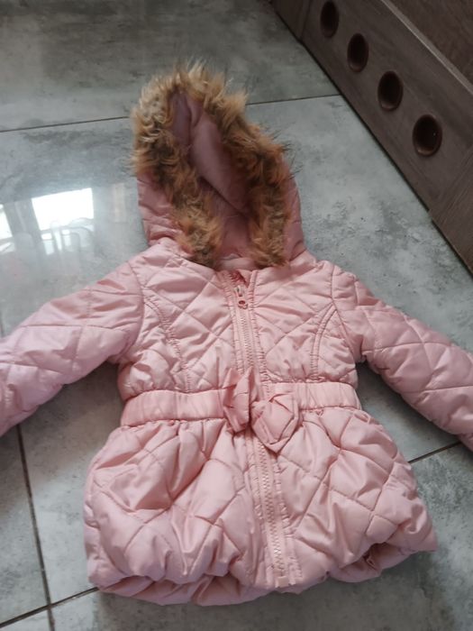 Kurtka zimowa na dziewczynkę na 80