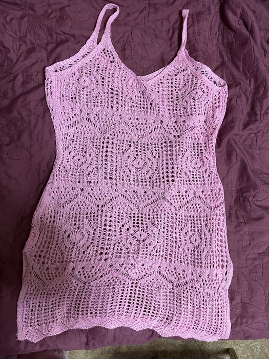 Накидка на купальник/пляжна сукня хс-с/