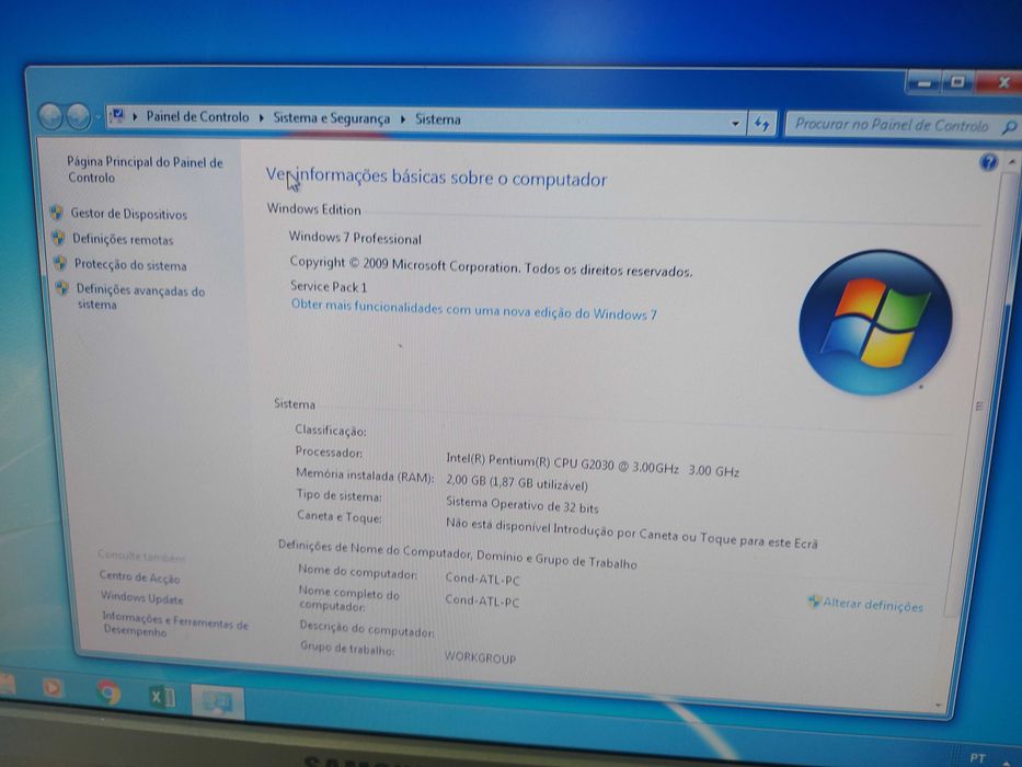 Computador Coolbox, mais monitor Sansung