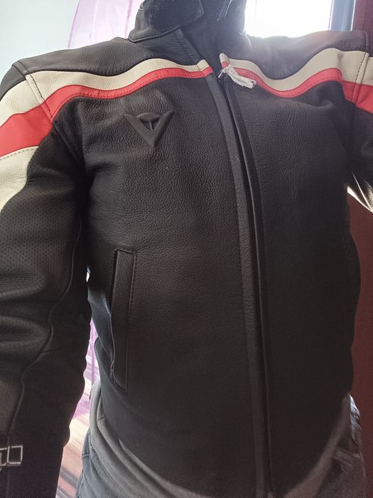 Casaco motard Mulher em pele Dainese