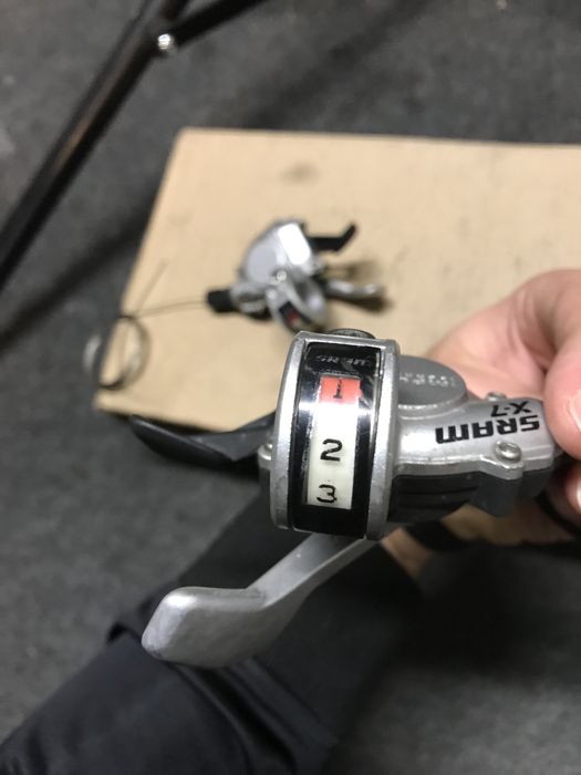 Manetki Sram X-7 trigger 3x9 retro mtb