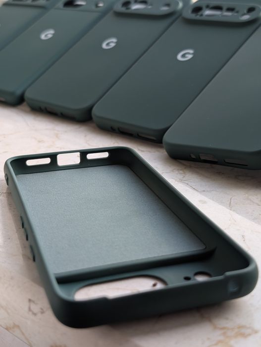 Чохол з ЛОГО GOOGLE з мікрофіброюдля Google Pixel Зелений