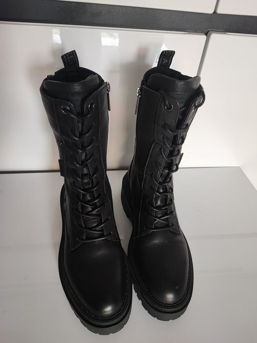 Botki wysokie skórzane Carmela 39